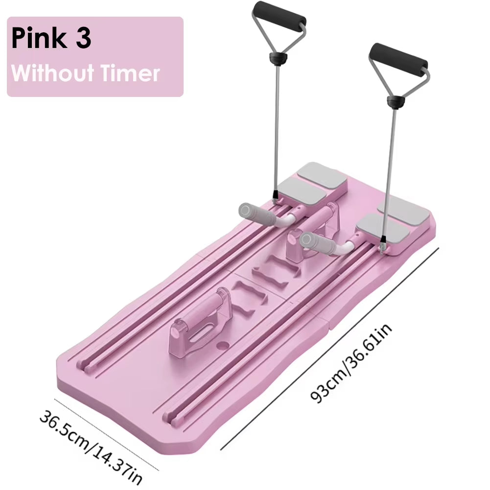 Multifunctional Abdominal Board Fitness Board Push up Board Automatic Rebound Abdominal Muscle Curling, Home Fitness Equipment